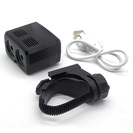 Y15 2 x CREE XPG2 500LM USB Charging LED Bike Headlight Front Lamp with 5 Modes