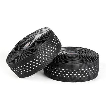 PROMEND GR-082 1 Pair Two-color Antiskid Bicycle Grips Tape, 215x3cm Black, 215x3cm Black+Green, 215x3cm Black Blue, 215x3cm Black White