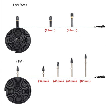 PROMEND 26 x 2.125 AV48 Mountain Bike Butyl Pneumatic Inner Tube