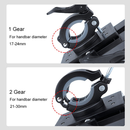 Rotatable PVC Motorcycle Bicycle Handlebar Mount Mobile Phone Holder