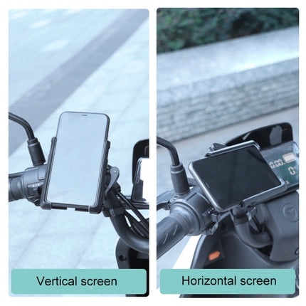 Rotatable PVC Motorcycle Bicycle Handlebar Mount Mobile Phone Holder