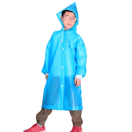 Outdoor Mountaineering Eva Thickened Children Fashion Raincoat Average Size