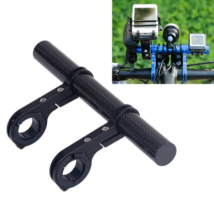 HLD-208 Mountainous Bicycle Carbon Fiber Handlebar Extension Frame Flashlight Bracket