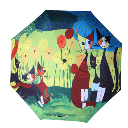 Creative Fresh Style Three Fold Silver Tape Anti Ultraviolet Sunshade Umbrella, OG3876A, OG3876B, OG3876C - DealBuddy