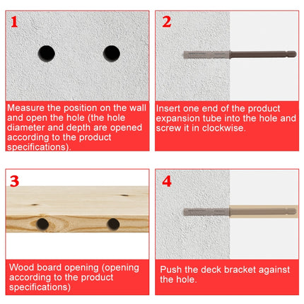 10 PCS Concealed Layer Board Pin Wall Bookshelf Invisible Bulkhead Nail, 10x145mm