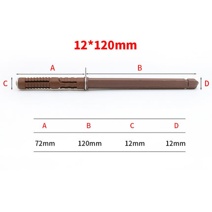 10 PCS Concealed Layer Board Pin Wall Bookshelf Invisible Bulkhead Nail, 12x120mm