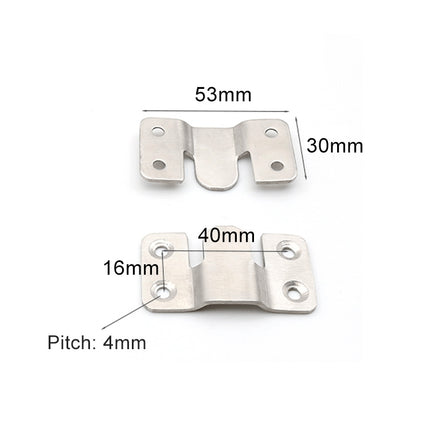 20 PCS Stainless Steel Picture Frame Hanging Code Mirror Fastener, Size: L