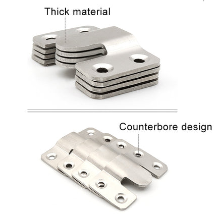 20 PCS Stainless Steel Picture Frame Hanging Code Mirror Fastener, Size: L