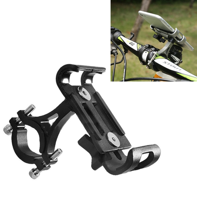 Universal Non-rotatable Aluminum Alloy Fixing Frame Motorcycle Bicycle Mobile Phone Holder - DealBuddy