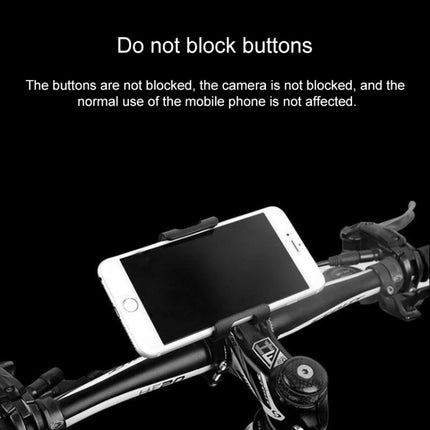 Universal Non-rotatable Aluminum Alloy Fixing Frame Motorcycle Bicycle Mobile Phone Holder - DealBuddy