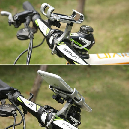 Universal Non-rotatable Aluminum Alloy Fixing Frame Motorcycle Bicycle Mobile Phone Holder - DealBuddy