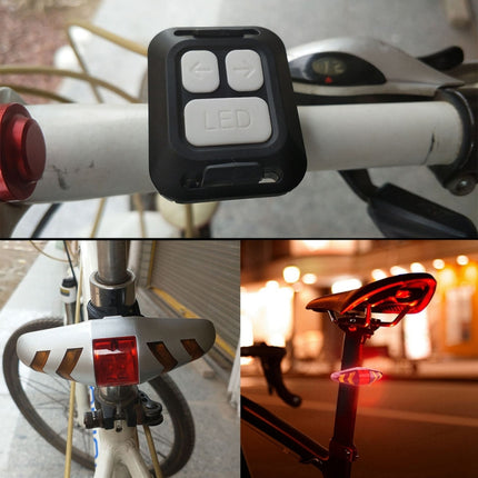 Bicycle Tail Light Intelligent Wireless Remote Control Turn Signal Warning Light