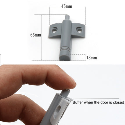 20 PCS Aircraft Shape Back Buffer Cabinet Door Anticollision Damper Shock Absorber