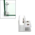 Aluminum Alloy Glass Combination Clamp Cabinet Partition Fixing Clip, 90 degrees Cliped 8-10mm