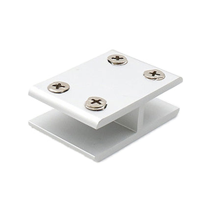 Aluminum Alloy Glass Combination Clamp Cabinet Partition Fixing Clip, 180 degrees Cliped 8-10mm