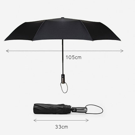 Automatic Lightweight Portable Three Folding Waterproof Anti-UV Umbrella - DealBuddy