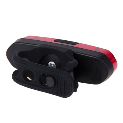 AQY-096 IPX4 Detachable USB Rechargeable Single Color LED Bike Taillight