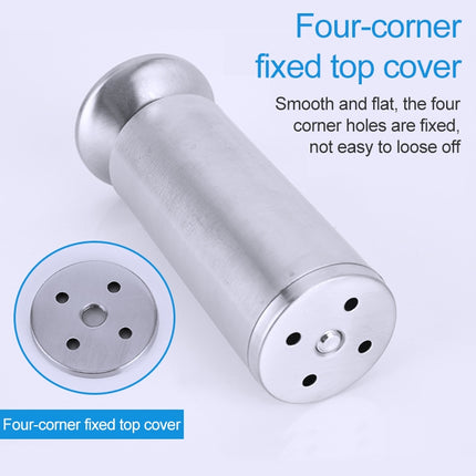 Stainless Steel Wire Drawing Thickened Column Sofa Furniture Cabinet Foot, Height: 150mm