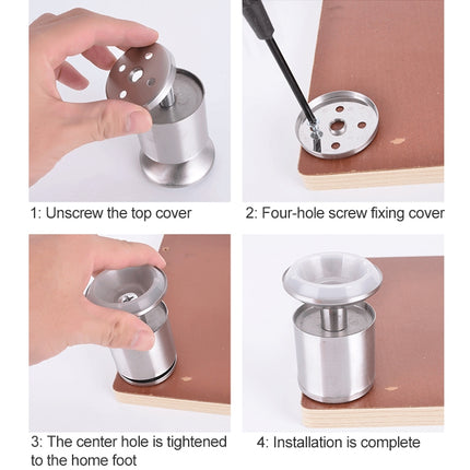 Stainless Steel Wire Drawing Thickened Column Sofa Furniture Cabinet Foot, Height: 180mm