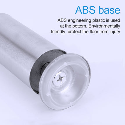 Stainless Steel Wire Drawing Thickened Column Sofa Furniture Cabinet Foot, Height: 350mm