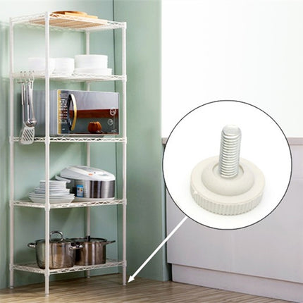 50 PCS Adjustable Foot Pad Furniture Screw Support Stub, M8x20