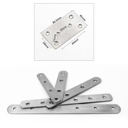 10 PCS Stainless Steel Connection Code Straight Connecting Piece, Number: 13