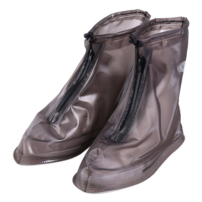 Fashion PVC Non-slip Waterproof Thick-soled Shoe Cover Size: S, Size: S