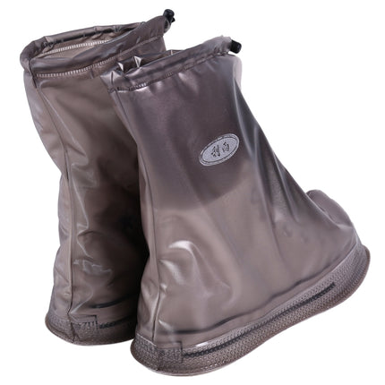 Fashion PVC Non-slip Waterproof Thick-soled Shoe Covers Size: XXL, XXL