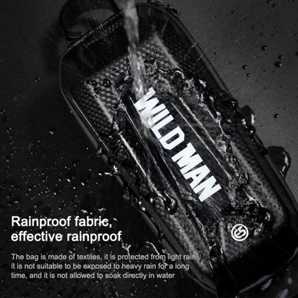 WILD MAN E5 Waterproof Front Bag MTB Large Capacity Bicycle Tube Bag Riding Accessories