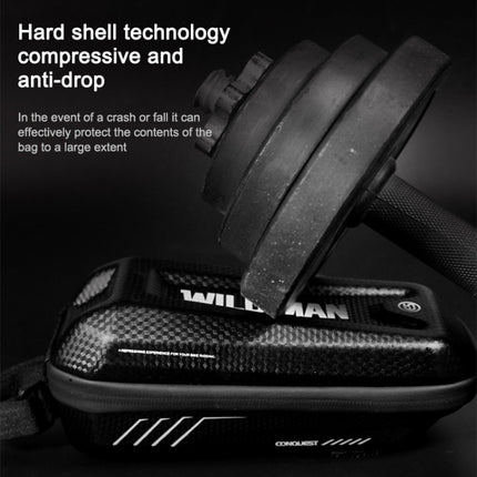 WILD MAN E5 Waterproof Front Bag MTB Large Capacity Bicycle Tube Bag Riding Accessories