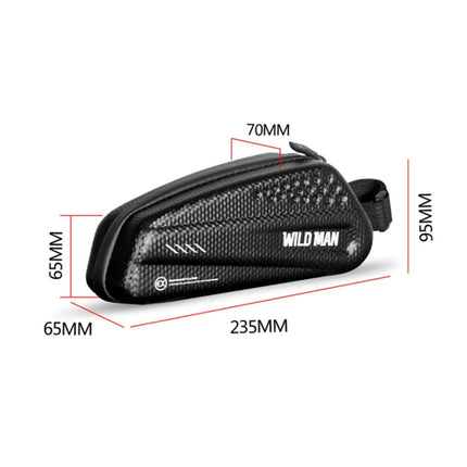 WILD MAN EX Waterproof Front Bag MTB Mobile Phone Sets Bicycle Tube Bag Riding Accessories