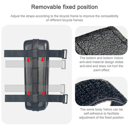 WILD MAN EX Waterproof Front Bag MTB Mobile Phone Sets Bicycle Tube Bag Riding Accessories