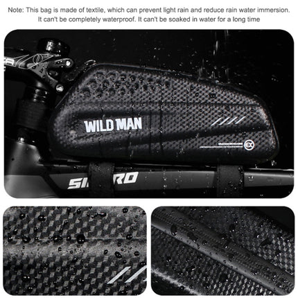 WILD MAN EX Waterproof Front Bag MTB Mobile Phone Sets Bicycle Tube Bag Riding Accessories