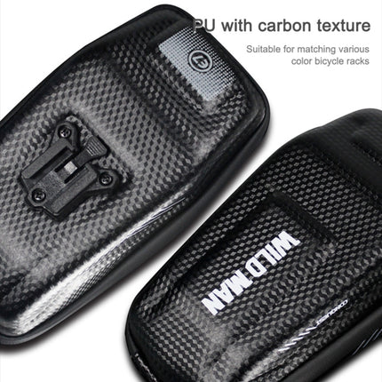 WILD MAN E7 Waterproof Front Bag MTB Mobile Phone Sets Bicycle Tube Bag Riding Accessories