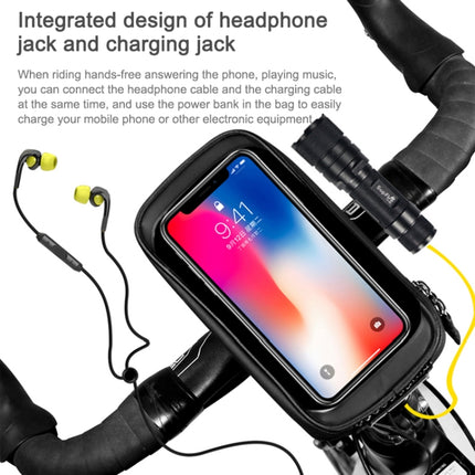 WILD MAN E1 Waterproof Front Bag MTB Mobile Phone Sets Bicycle Tube Bag Riding Accessories