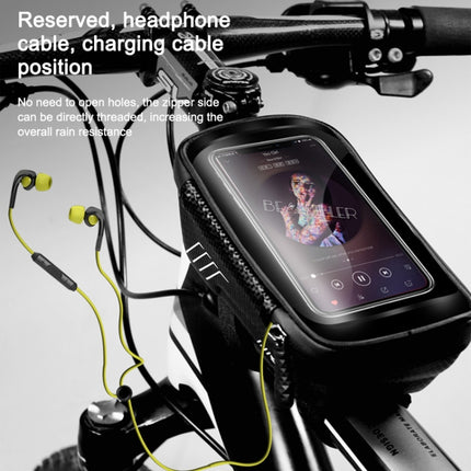 WILD MAN E2 Waterproof Front Bag MTB Mobile Phone Sets Bicycle Tube Bag Riding Accessories