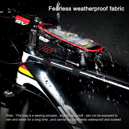 WILD MAN E2 Waterproof Front Bag MTB Mobile Phone Sets Bicycle Tube Bag Riding Accessories