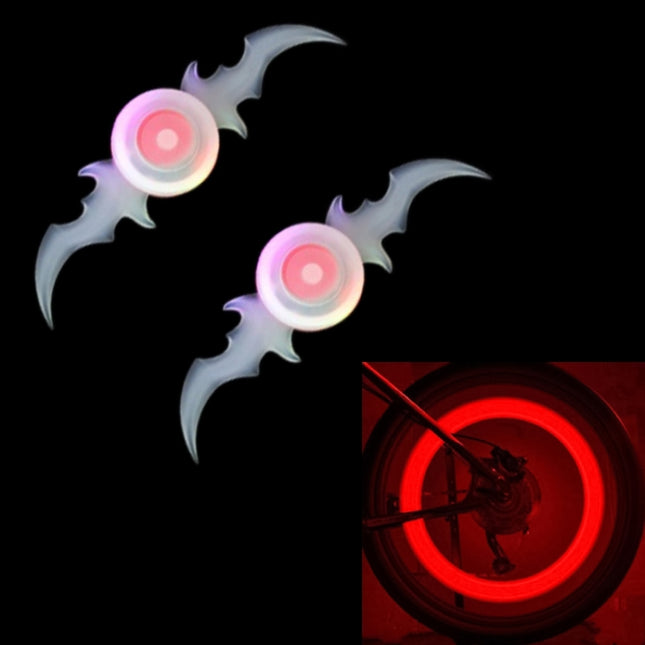 2 PCS Bicycle Wheels Willow Spoke Lights Decoration Colorful LED Night Riding Light