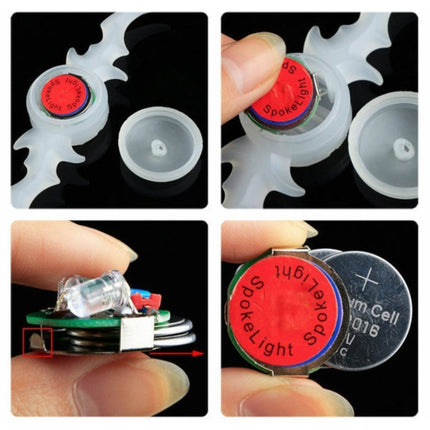 2 PCS Bicycle Wheels Willow Spoke Lights Decoration Colorful LED Night Riding Light - DealBuddy