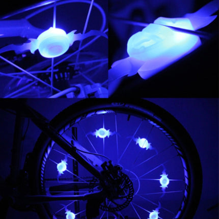 2 PCS Bicycle Wheels Willow Spoke Lights Decoration Colorful LED Night Riding Light - DealBuddy