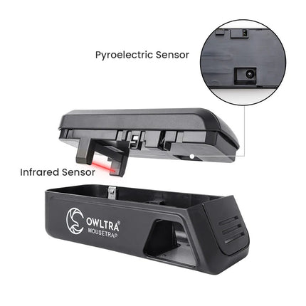 OW2 Indoor Escape-proof Electronic Mouse Trap