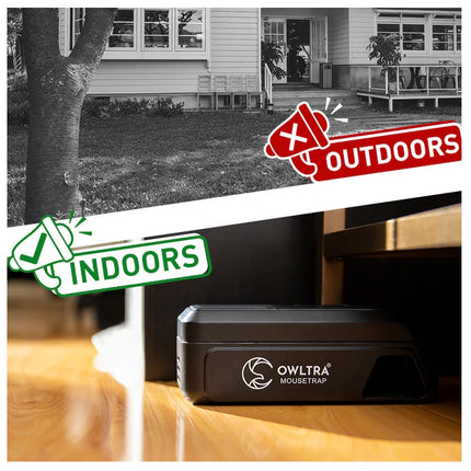 OW2 Indoor Escape-proof Electronic Mouse Trap