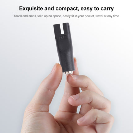 DC 5.5 x 2.1mm Female to Shaver Interface Female Power Supply Conversion Converter, Split Fork - DealBuddy