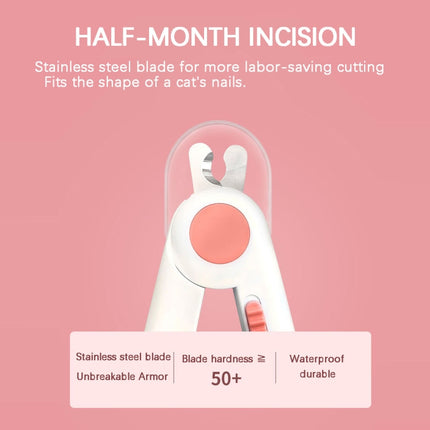 Pet Cat and Dog LED Light Nail Clippers, Pink, Blue - DealBuddy