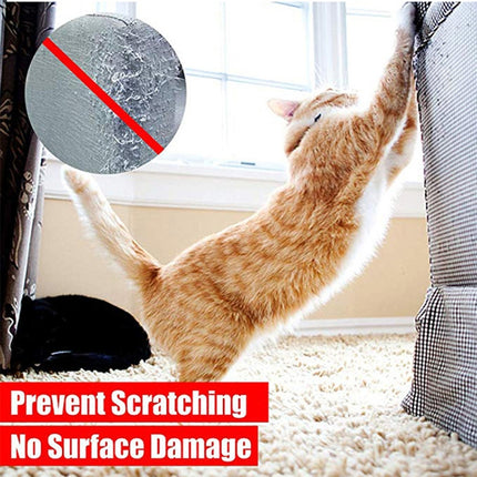 2pcs/pack Cat Scratch Protection PVC Sofa Anti-scratch Stickers , Size: 15x47cm, Size: 15x47cm - DealBuddy