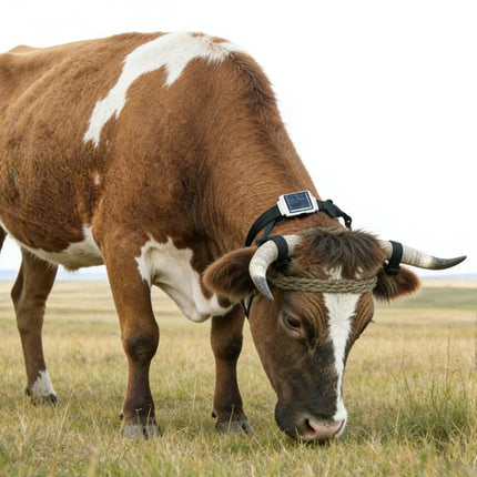 V34/V44 Cattle Locator Set Animal Tracking Anti-lost Device GPS Positioning Collar, For Cattle - DealBuddy