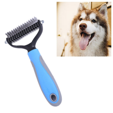 Pet Comb Beauty Cleaning Supplies Dog Stainless Steel Dog Comb, Size: 18x7cm, Size: 18x7cm - DealBuddy