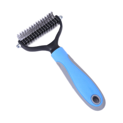 Pet Comb Beauty Cleaning Supplies Dog Stainless Steel Dog Comb, Size: 18x7cm, Size: 18x7cm - DealBuddy