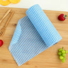 50 Sheets Non-Woven Disposable Washing Towels Dishcloth, Red, Orange, Blue