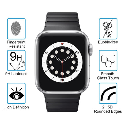 For Apple Watch Edition 38mm 38mm Dial Diameter 9H+ Surface Hardness 2.5D Explosion-proof Tempered Glass Film